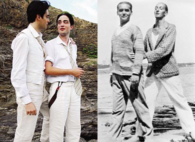 Dali and Lorca portrayed by the Twilight star Robert Pattison and Javier Beltran.
