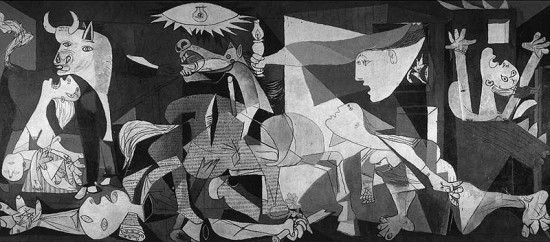 The tragedy of Guernica.